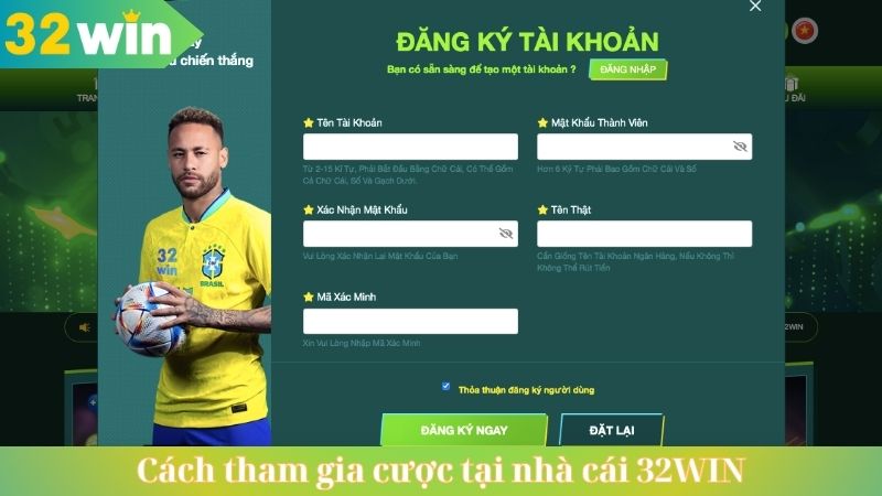 Cách tham gia cược tại nhà cái 32WIN